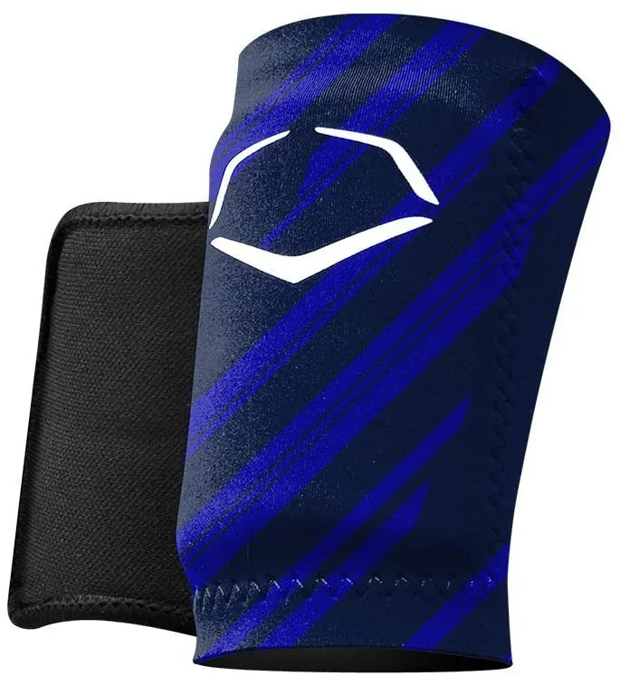 New EvoShield MLB Protective Speed Stripe Wrist Guard Blue Size Large