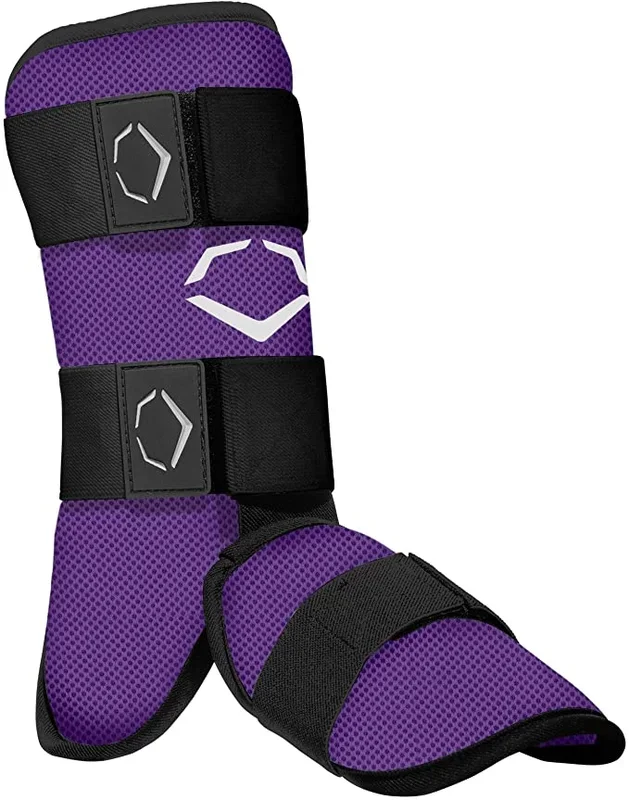 New EvoShield SRZ-1 Batter’s Leg Guard Series Adult Purple