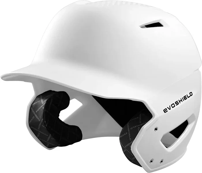 New Evoshield Youth XVT White Matte Batting Helmet Molded Foam Padding