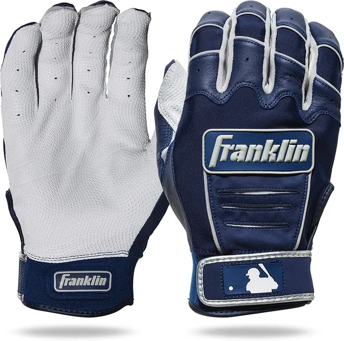 New Franklin Sports CFX Pro Adult Baseball Batting Gloves Adult Small Navy/White