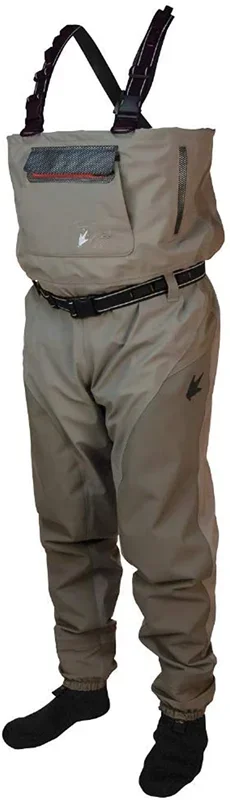New FROGG TOGGS Anura II Breathable Stockingfoot Chest Wader Beige/Khaki Mn XL