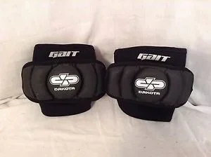 New Gait D44384 Dakota Black /Silver Lacrosse Elbow Caps Large