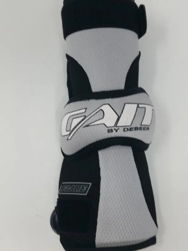 New Gait FLRAG-L Large Flare Series Lacrosse Arm Guards Black/White 1 Pair