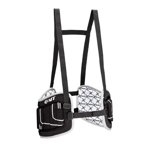 New Gait Lacrosse ICNRP1 Protective Icon Rib Pad Large Black/White