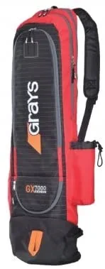 New Grays GX7000 Training Field Hockey Bag Red/Black/Orange 39 x 10 x 7