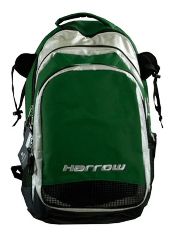 New Harrow Elite Field Hockey/Lacrosse Backpack Green/Silver