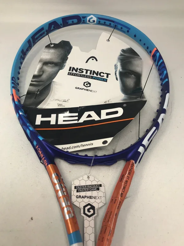 New Head Graphene 4 3/8 -3″ XT Instinct MP S30 Tennis Racquet White/Blue UNSTRUNG