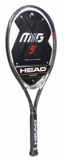 New Head MxG 5 Tennis 4 1/4-2″ Racquet Black/Red