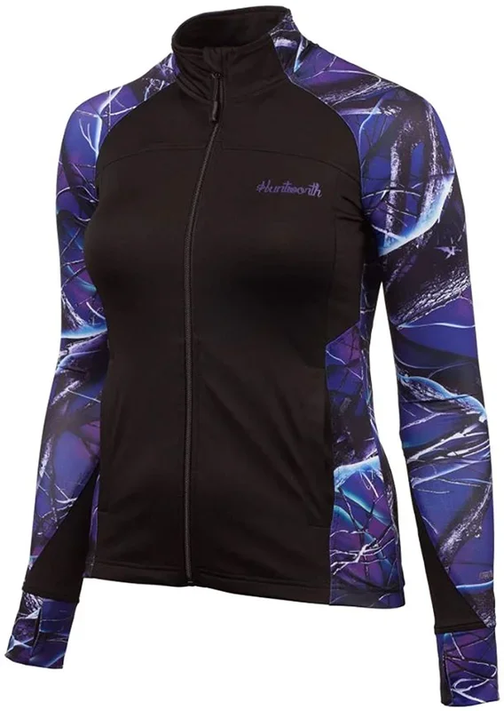 New Huntworth Women’s Active Jacket, Black/Ultraviolet, Large