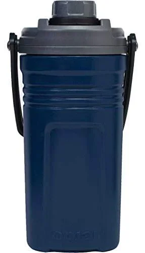 New Igloo Titan Roto-Molded 40 oz. Jug Tan Patented Seamless Double-Wall Navy