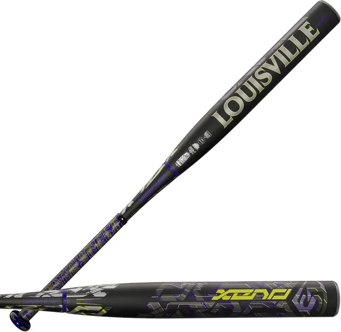 New Louisville Slugger 2024 Xeno Fastpitch Softball Bat Blk/Ppl Composite