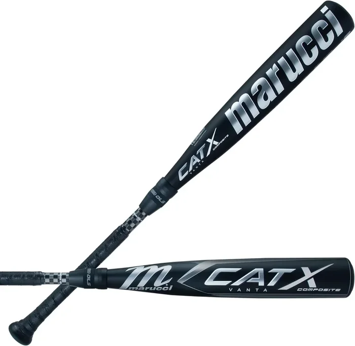 New Marucci Cat X Composite -3 BBCOR Baseball Bat Black/Silver