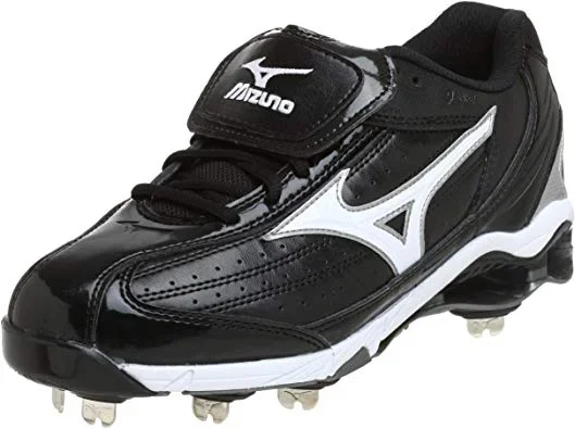 New Mizuno 9 Spike Classic Low G5 Mens 15 Baseball Cleats Black/White 320322