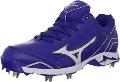 New Mizuno Advanced Classic 7 Low 320431 Mens 8.5 Baseball Cleats Royal/White