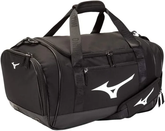 New Mizuno All Sport Duffle Bag L 18.5″ x H 9.5″ x W 12″ Black
