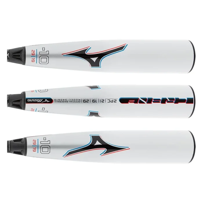 New Mizuno B22-CRBN2 Big Barrel Youth -10 USSSA Baseball Bat 2 3/4 Blk/Wht