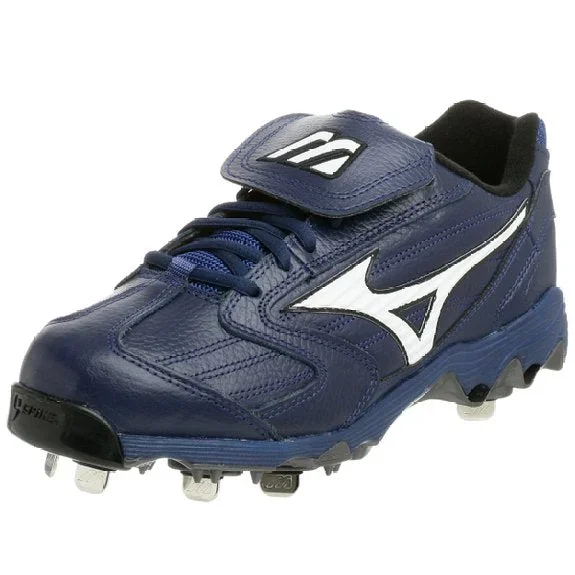 New Mizuno Classic G4 Low 320224.9000 Men 14 Baseball Metal Cleats Black/White