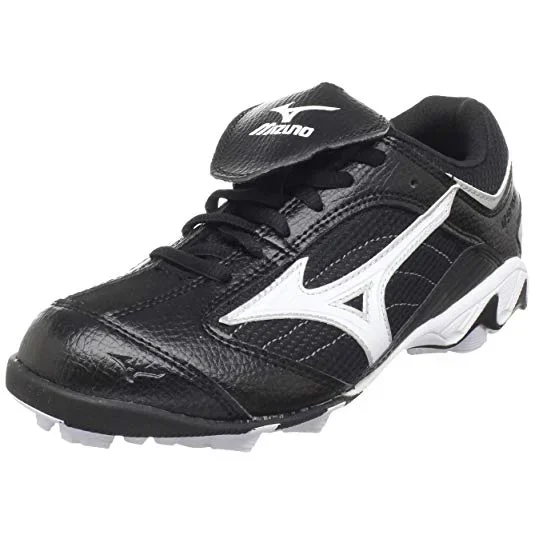 New Mizuno Franchise Low G5 320345 Baseball molded Cleats Youth 6 Black/White
