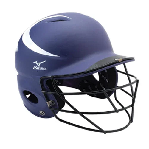 New Mizuno MVP Batting Helmet Baseball OSFM 6 7/8-7 1/2″ Navy 380182