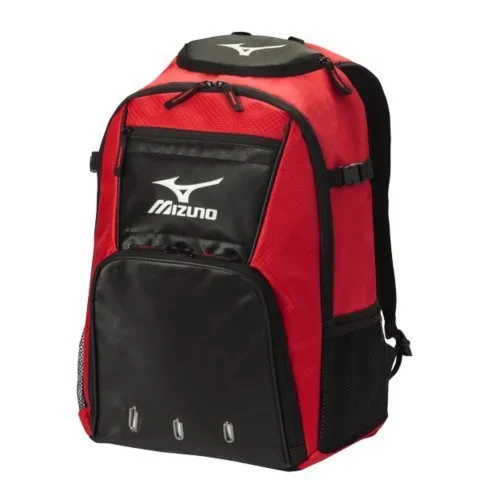 New Mizuno Organizer G4 Batpack Baseball Bat Pack Red/Black 9 x 14 x 20