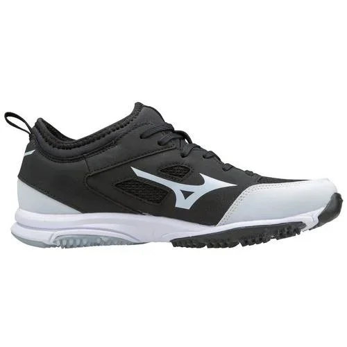New Mizuno Player’s Trainer 2 Softball Cleats Women 9.5 Black/Whit Molded