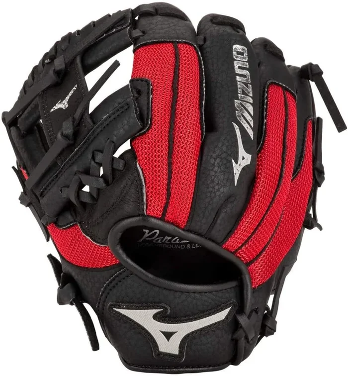 New Mizuno Prospect Series PowerClose Baseball Gloves Hand Sport mitt LHT Red