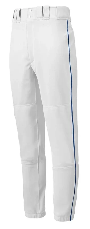 New Mizuno Select 350149.0052 Baseball Pants Youth Small White/Royal