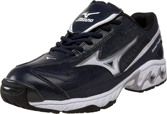 New Mizuno Speed Trainer G3 Switch 320375 Mens 8.5 Baseball Shoes Black/Wht Turf
