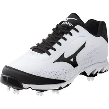 New Mizuno Vapor Elite 7 320443 Size Mens 12 Baseball Metal Cleats Wht/Blk