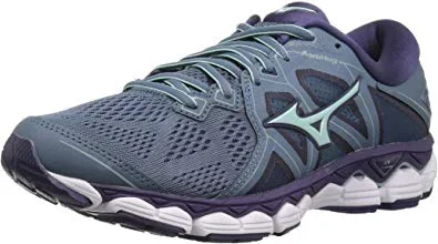 New Mizuno Women’s Wave Sky 2 Running Shoe Size 7.5 Teal/Purple