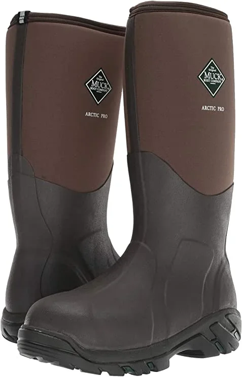 New Muck Boot Men’s Arctic Pro Hunting Boot Size 9/men 10/Women Brown/Black