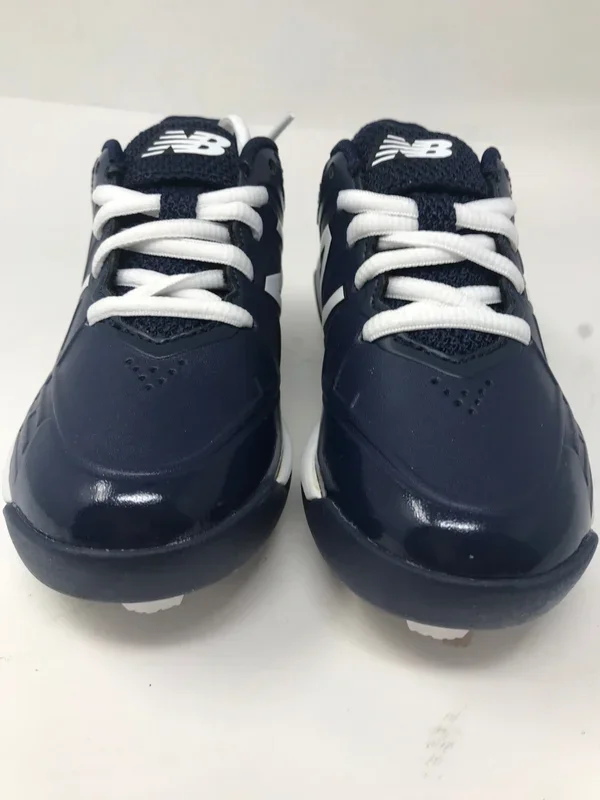New New Balance Kids’ 4040 V5 Molded Baseball Shoe Kids11.5 Navy/White