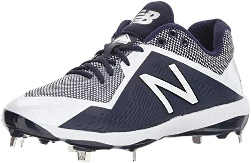 New New Balance L4040V4 Men’s Metal Baseball Cleat Size 10 Navy/White