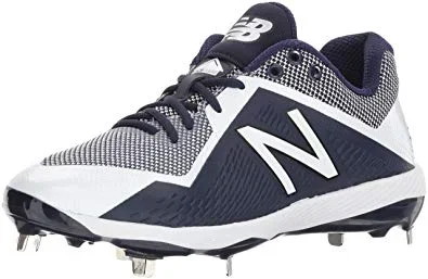 New New Balance Men’s L4040v4 Metal Baseball Shoe Navy/White Size 9.5