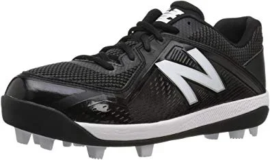 New New Balance Yth J4040BK4 Metal Baseball Shoe Black/Black Size 4