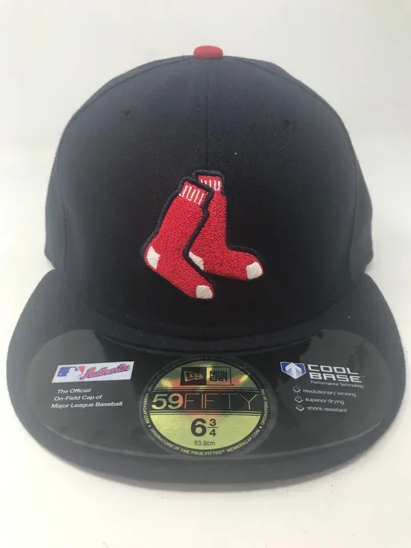 New, New Era Boston Red Sox MLB Authentic Collection 59FIFTY Fitted Cap Nvy/Rd