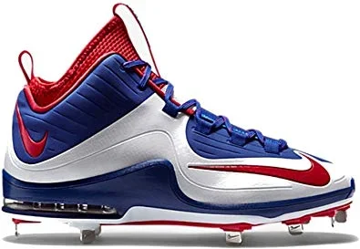 New Nike Air Max MVP Elite 3/4 Ryl/Red Sz 12 Baseball Cleats