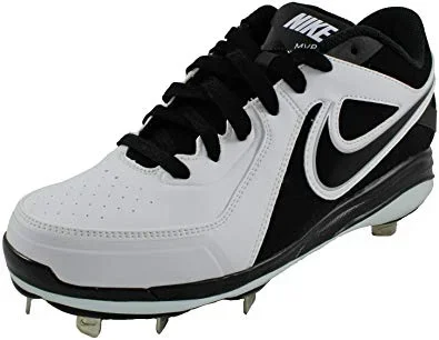 New Nike Air MVP Pro Metal Mens 11.5 Baseball Cleats White/Black