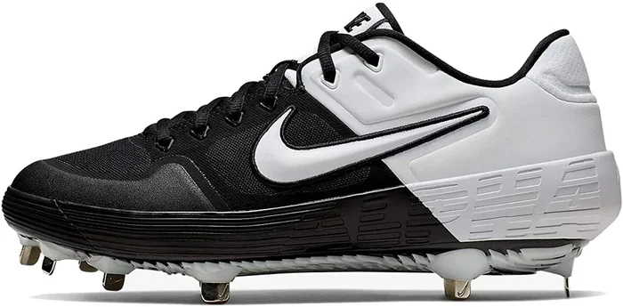 New Nike FI Premiere BB Cleat Men 11/Wmn 12.5 Blk/Wh Alpha Huarache Elite 2 Low