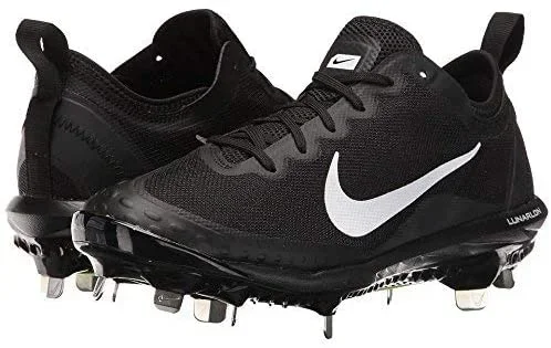 New Nike Men’s 7.5 Hyperdiamond 2 Elite Metal Baseball Cleats Black/White
