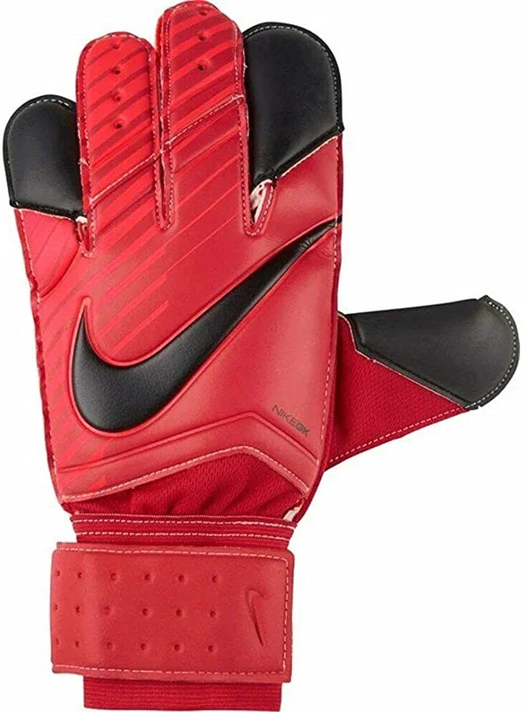 New Nike Men’s GK Grip3 Goalkeeper Gloves Red/Black Size 9