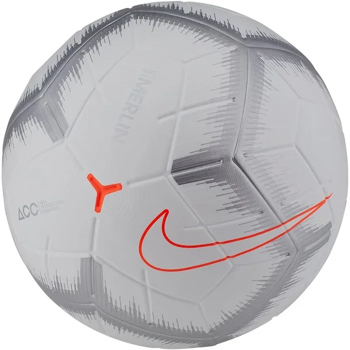 New Nike Merlin Acc Official Match Ball Football Soccer Size 5 White/Silver