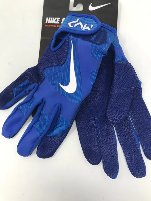 New Nike MVP Pro Baseball Batting Gloves Royal/White Adult X-Large