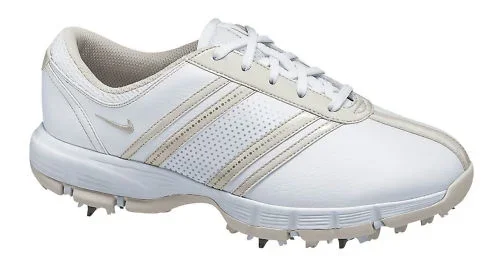 New Nike Women’s Delight Size 11 Medium Golf Shoes White/Crm Leather