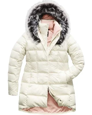 New North Face Women’s Hey Mama Parkina Parka White Medium