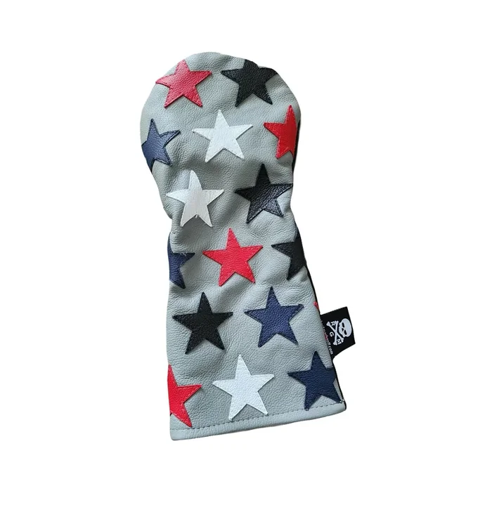 NEW! One of a Kind! Stars! Leather Driver Headcover