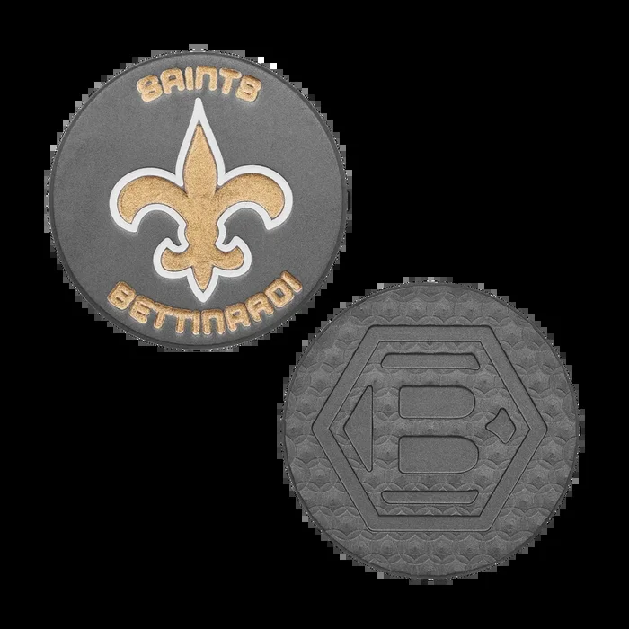 New Orleans Saints Black Ox Ball Marker