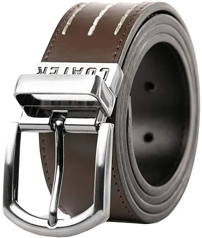 New Other Cauter by Travis Mathew Men’s Golf Belt 34 Inch Reversible Brown/Black