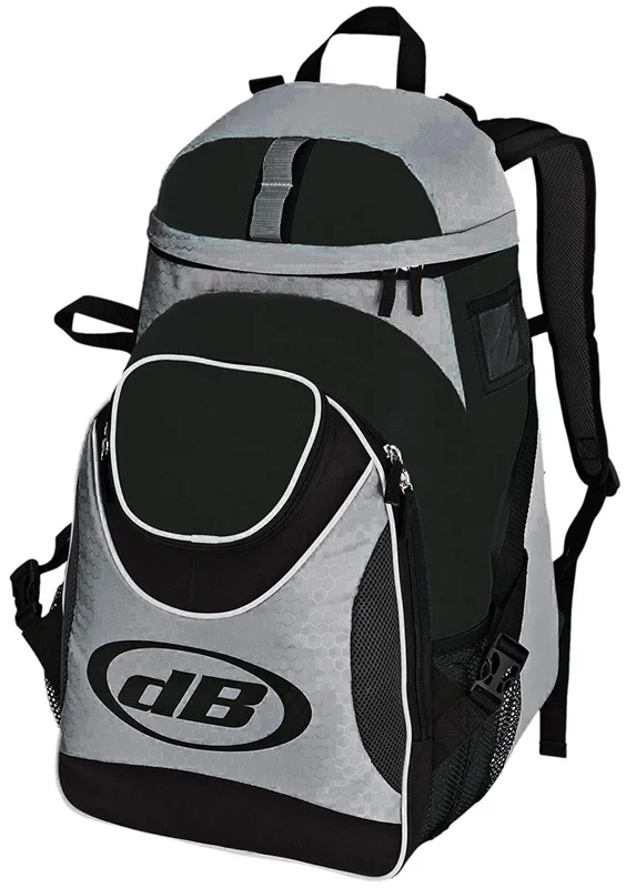 New Other Debeer Lacrosse DBGP Gear BackPack (14.5 x 13 x 23-Inch) Black/Silver