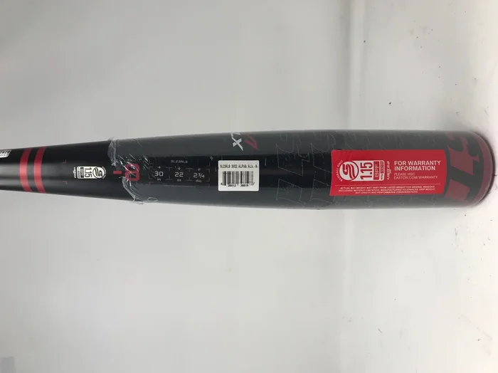 New Other Easton 2023 Alpha ALX Baseball Bat USSSA 30/22 Black/Red RS Alloy -8